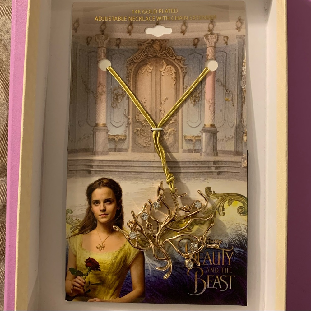 Disney Beauty and the Beast reproduction necklace